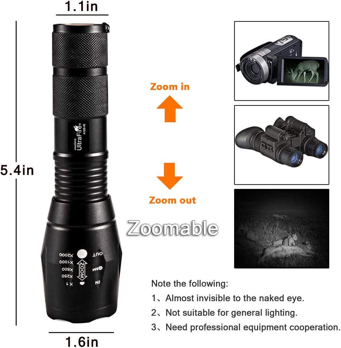 850nm IR Illuminator - FIREWOLF