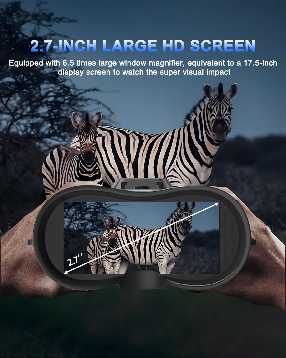 Head Mounted 4K Digital Night Vision Goggles - FIREWOLF