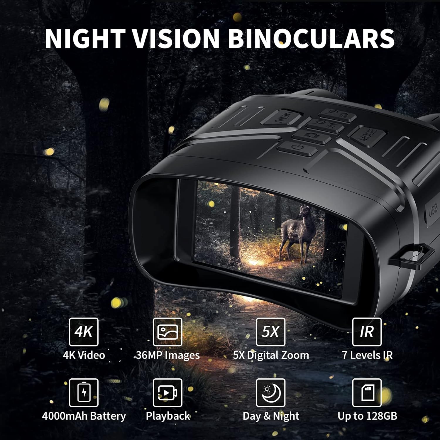 FireWolf Digital Night Vision Goggles