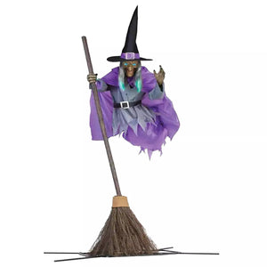 6 ft flying witch Halloween decoration