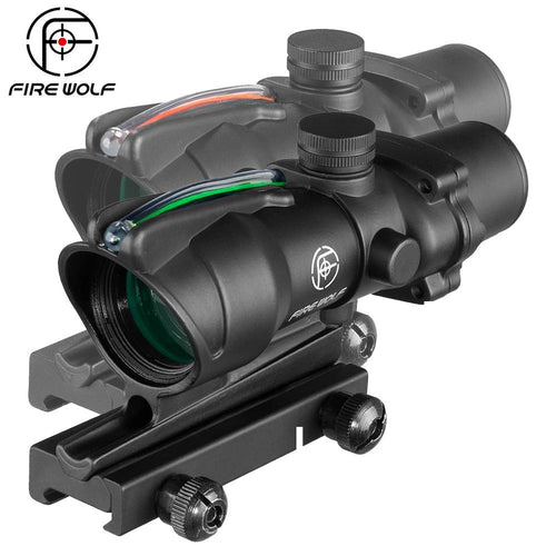 4x32 Tactical ACOG Style Scope with RMR Sight - FIREWOLF