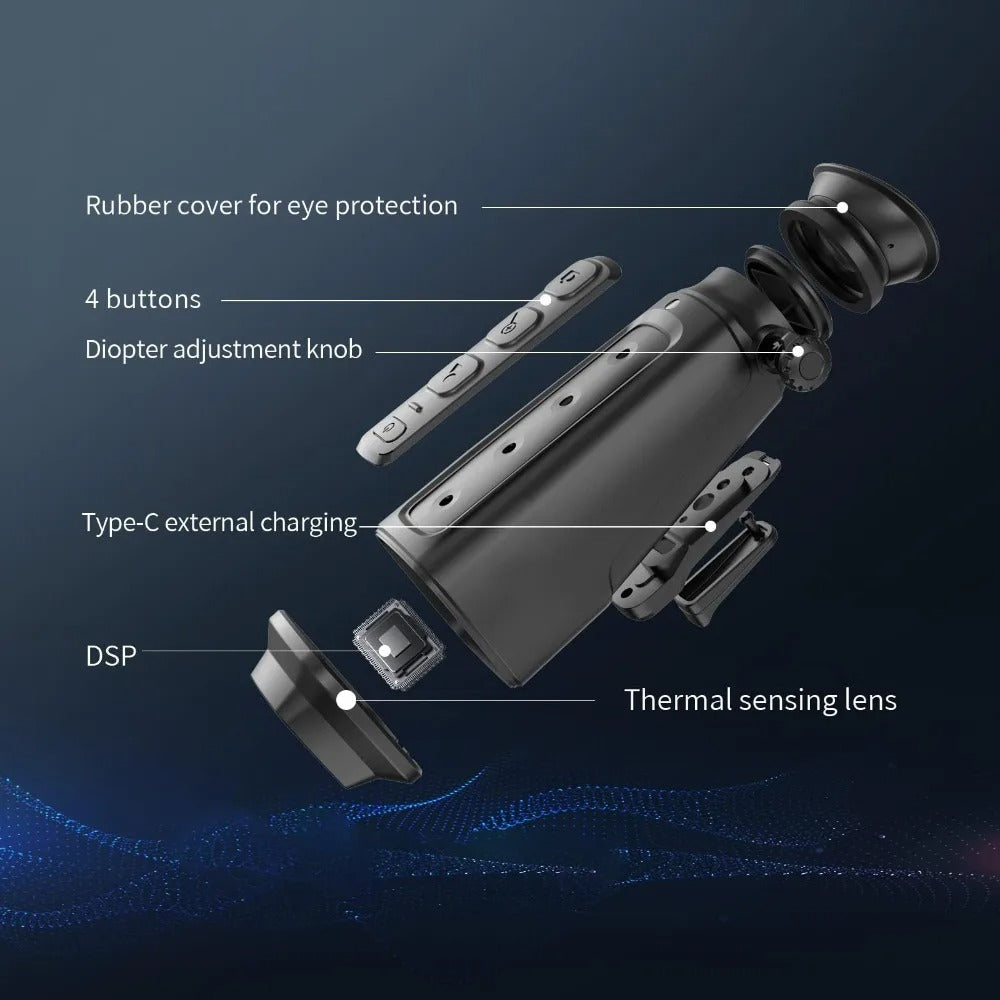 FireWolf™ C15 Thermal Night Vision Scope - FIREWOLF