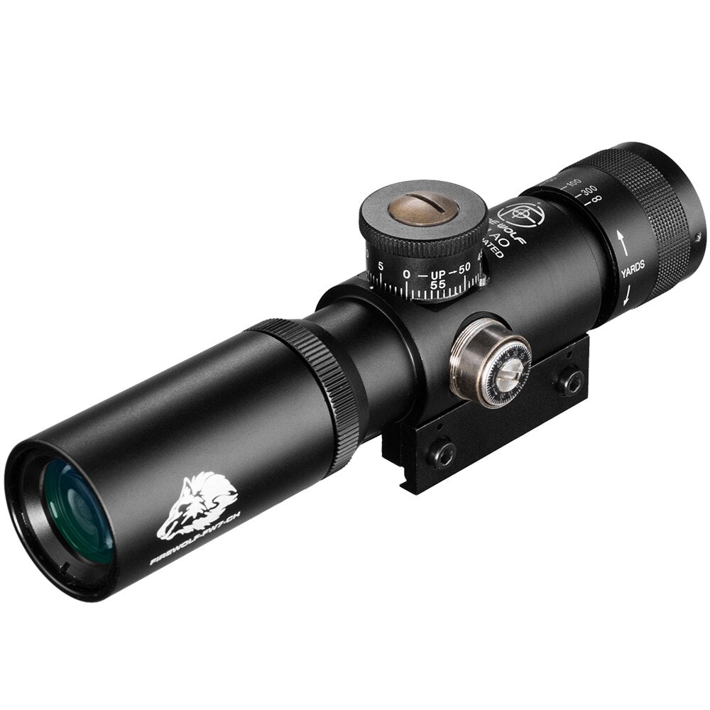 SS2 4x21 AO Compact Rifle Scope - FIREWOLF