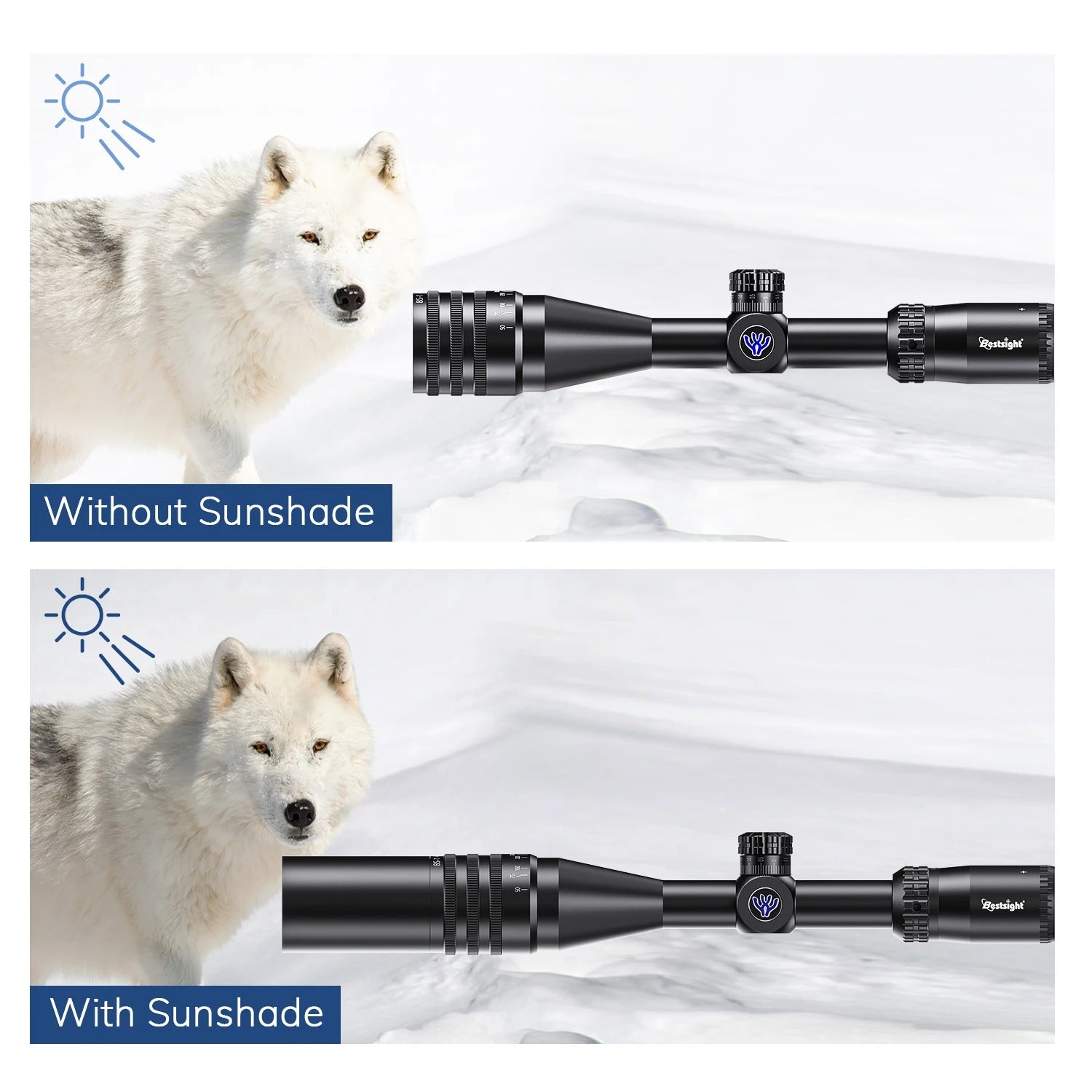 BestSight™ Tactical 4-16x44 AOE Riflescope - FIREWOLF