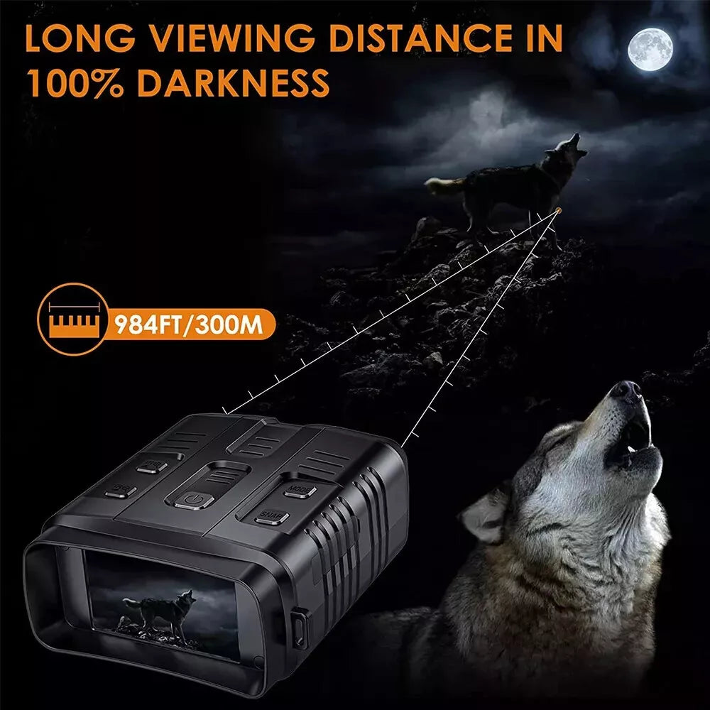 4K Digital IR Night Vision Goggles with WiFi - FIREWOLF