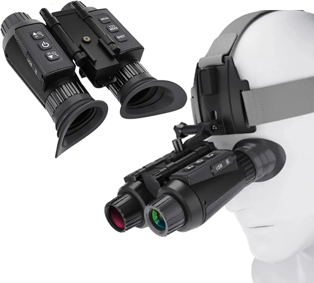 4K 3D Night Vision Goggles Digital Infrared Head Mounted Binoculars – FireWolf Hunting