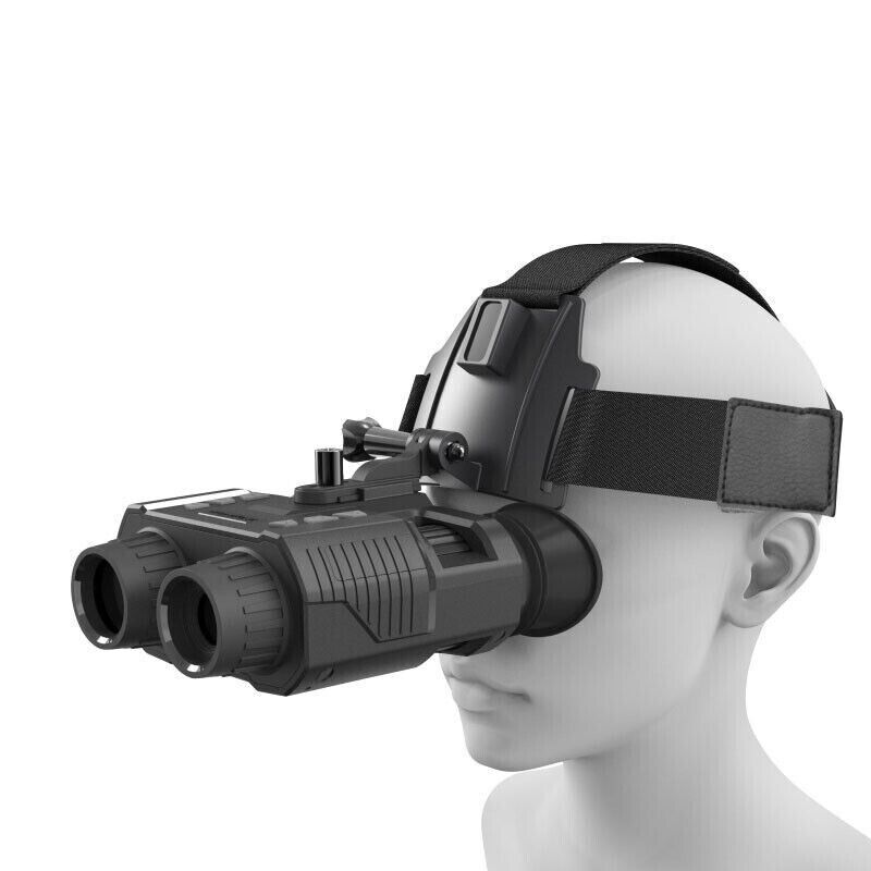 4K 3D IR Head Mounted Night Vision Goggles - firewolfhunting