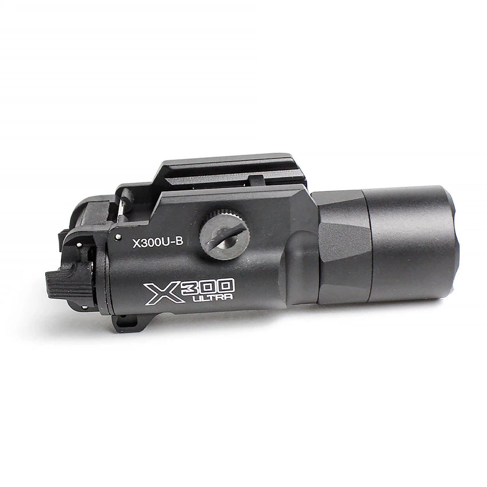 X300U-B style weapon light mounted on pistol