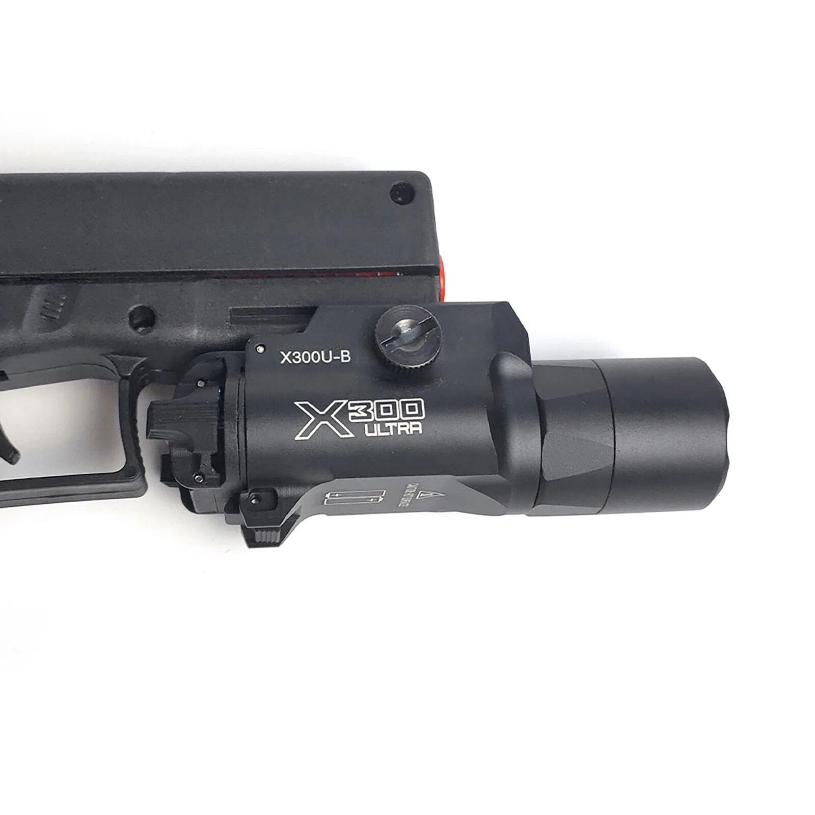 X300U-B style weapon light rail attachment