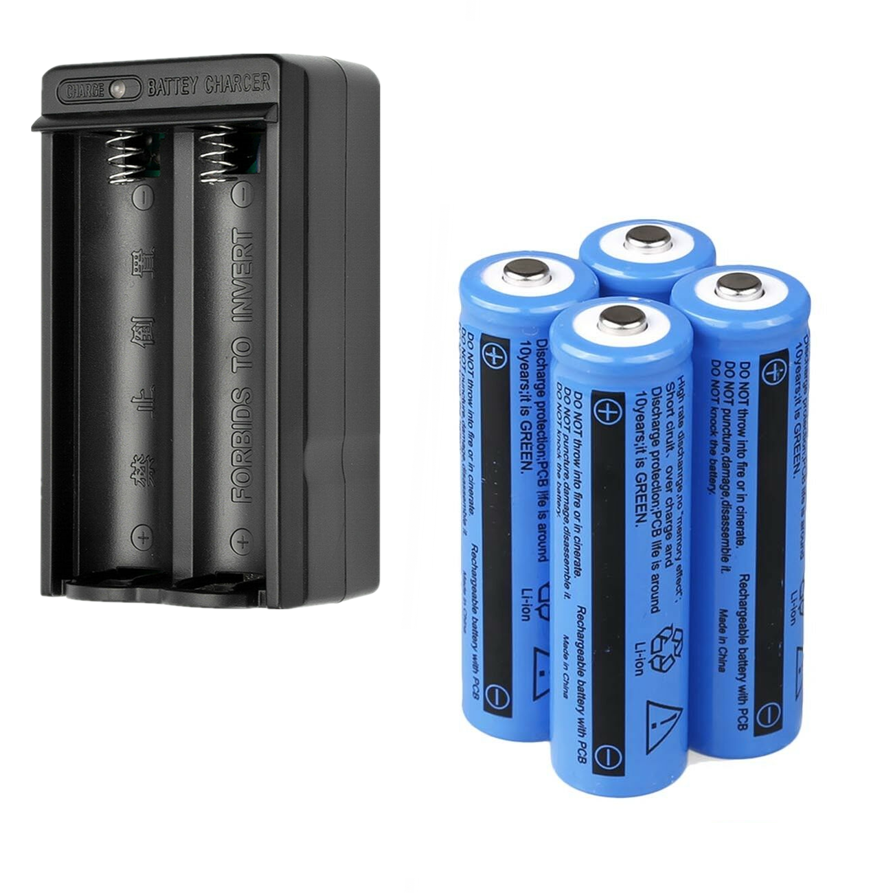 Baterías recargables de iones de litio 18650 3.7v